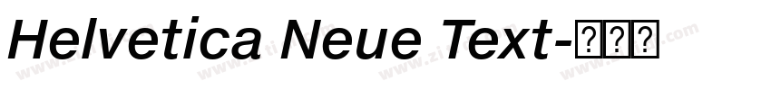 Helvetica Neue Text字体转换 Helvetica Neue Text字体转换